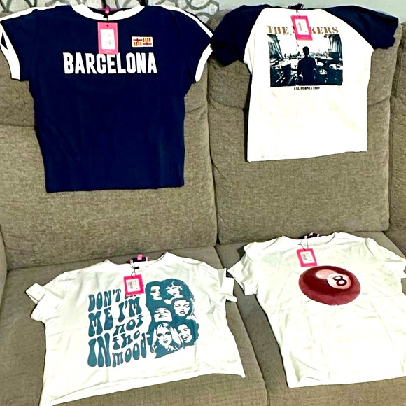 4 New Edikted Tee Shirts Size M Brand New in Original Bag - Picture 1 of 7